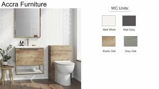 Avenue Accra Bathroom Vanity Range [upl. by Ulberto]