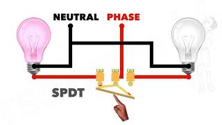 SPDT SWITCH SPDT Switch animation [upl. by Atteloiv]