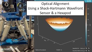 Optical alignment using a ShackHartmann wavefront sensor amp a Hexapod  HASO SWIR LIFT 160 and PUNA [upl. by Sophey]