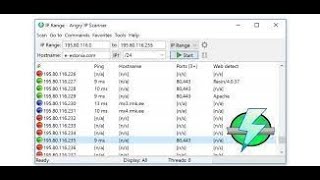 Angry IP scanner on windows  IP Port scanner and vulnerable Checker  Ethicahacking [upl. by Leiuqese27]