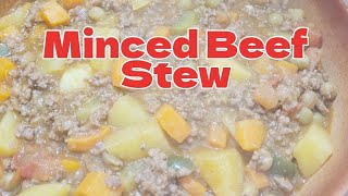 How to cook minced beef stew  Minced beef recipe  Beef recipe [upl. by Yddet]