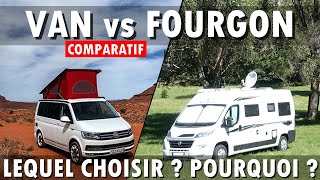 VAN ou FOURGON aménagé  Lequel choisir et pourquoi comparatif pour vous aider à faire le bon choix [upl. by Caylor]