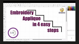 HOW TO DIGITISE EMBROIDERY APPLIQUE  EMBIRD [upl. by Eednyl58]