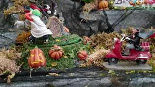 Dept 56 Halloween Village final phase 2016 [upl. by Qahsi290]