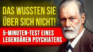 SIE WERDEN SEHR ÜBERRASCHT SEIN Sigmund Freuds Genialer Psychologischer Test Für 8 Fragen [upl. by Thynne]