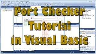 Port Scanner  Checker in Visual Basic [upl. by Vikki]