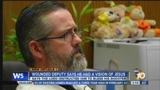 Injured deputy testifies he saw Jesus in midst of gun battle [upl. by Enamrej]