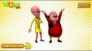 Motu Patlu  Non stop 3 episodes  3D Animation for kids  98 [upl. by Anelat945]