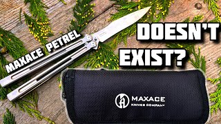 Nobody Knew this Balisong Existed  Maxace Petrel Unboxing and First Impressions [upl. by Lienahs]