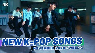 NEW KPOP SONGS  NOVEMBER 2024 WEEK 3 [upl. by Gnek]