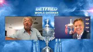 🎥  We talk exclusively to John Virgo about the Betfred World Snooker Championship [upl. by Ridley378]