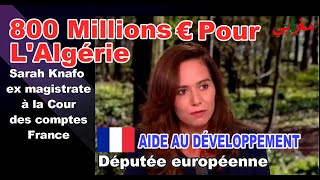 sarah knafo déclare que la france a donné 800 millions deuros comme aide au développement [upl. by Zaneta116]