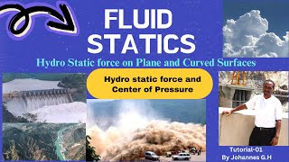 Fluid StaticsForce and center of pressure on plane surface [upl. by Llehsam300]