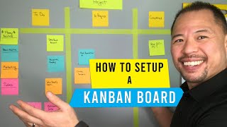 Kanban Tutorial How to Setup a Kanban Board  Project Management  Productivity Tools  Ed Tchoi [upl. by Margalo]