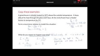 5 Setting up recurrence relations [upl. by Fredkin]