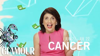 Cancer Horoscope 2015 – Best Financial Year in a Decade – Susan Millers Glamourscopes [upl. by Gylys]