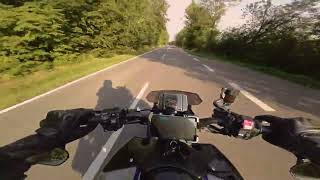 Yamaha MT09 SP 22 Summer ride  RAW Sound I 4K [upl. by Nosdrahcir]