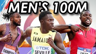 Mens 100 Meter Final Prediction 2024 Paris Olympic Games Preview [upl. by Kaja]