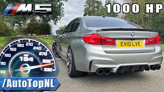 1000HP BMW M5 F90 Evolve 0310KMH INSANE Acceleration by AutoTopNL [upl. by Ondrea]