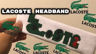 BEST HEADBAND  LACOSTE Headband  BALENCIAGA Headband [upl. by Eiboh267]