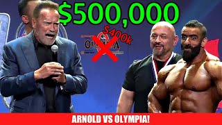 Did Arnold Schwarzenegger Just Declare War on the Mr Olympia [upl. by Eugen]