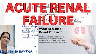 Acute Renal Failure types causes Physiological effects [upl. by Oznole]