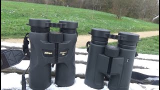 Comparison Nikon Prostaff 7S 10x42 vs Nikon Prostaff P7 8x42 [upl. by Nitsreik576]