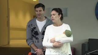 NZ Prime Minister Jacinda Ardern introduces newborn baby daughter  Newshub [upl. by Hayilaa]