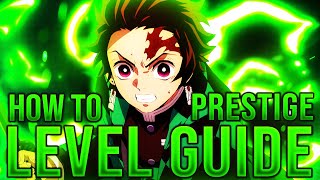 SLAYERS UNLEASHED LEVELING GUIDE FOR BEGINNERS PRESTIGE 0 TO 10 IN ONE DAY [upl. by Ynohtn354]