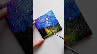 Studio ghibli Inspired painting ✨️art artshorts painting drawing [upl. by Htebirol964]