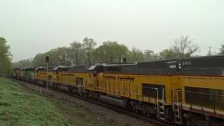 A Must See  A 35 SD402 Locomotive Power Move [upl. by Gellman]