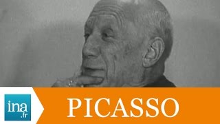 Rencontre avec Pablo Picasso en 1966  Archive INA [upl. by Maia329]