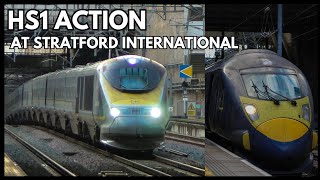 Trains at Stratford International 121024 HS1 [upl. by Belldame661]