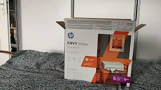 HP ENVY 6020e unboxing 2022 [upl. by Alliuqal]