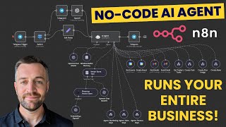 How to Build A NoCode AI Agent in N8N that can replace your employees [upl. by Ailekahs]