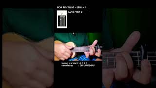 Serana  For Revenge chordgampangukulele ukulele tutorialukulele [upl. by Bernadene]