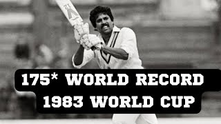 3 KAPIL DEV 175 VS ZIMBABWE IN 1983 WORLD CUP [upl. by Adikam]