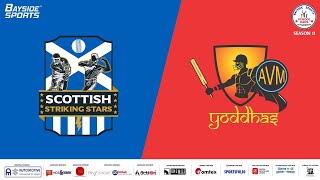 SCOTTISH STRIKING STARS VS AVM YODDHAS  MATCH 57  BSSDCC  SEASON 11  202324 [upl. by Yeliah]