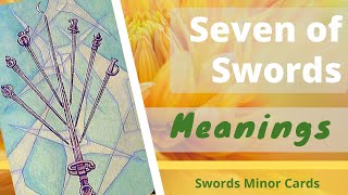 Seven of Swords  why is it Futility Thoth Tarot card meanings [upl. by Grier]