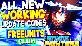 NEW ALL WORKING UPDATE 59 CODES FOR ANIME FIGHTERS SIMULATOR ROBLOX [upl. by Clemens]