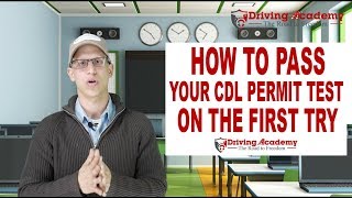 How to Get your CDL Permit  Pass the first time  Driving Academy [upl. by Rianna]