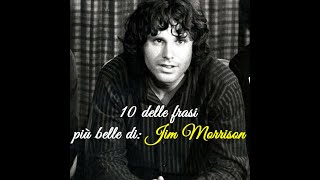 10 delle frasi più belle di Jim Morrison [upl. by Aromat]