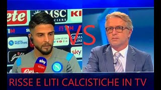 Risse e liti calcistiche in tv ASSURDO [upl. by Iramohs]