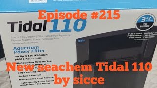 seachem Tidal 110 by sicce Installed on a 55 gallon aquarium [upl. by Ahsinak]