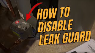 How To Disable Rheem Leak Guard Shut Off Valve On Water Heater [upl. by Evilc181]