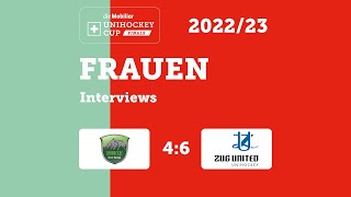 Mobiliar Unihockey Cup Frauen Interviews [upl. by Yniar576]