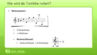 37 Musikalische Grundlagen  Notensystem [upl. by Dulci]