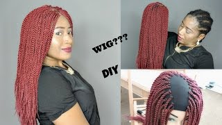 HOW TO MAKE A TWIST WIG WITHOUT LACE FRONTAL  XTREND HAIR [upl. by Ardiedal]