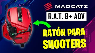 Este RATÓN GAMING tiene una Tasa de Sondeo 2000 Hz 🔎 ANÁLISIS Completo del MADCATZ RAT 8 ADV [upl. by Ahsem891]