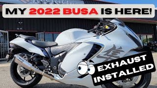 Brocks Exhaust Install on my new 2022 Hayabusa [upl. by Darsie]